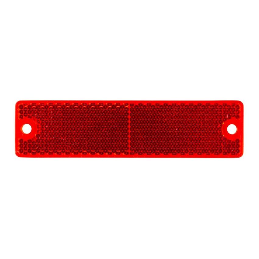 GROTE LIGHTING 40132-5 Mini Stick-On / Screw-Mount Rectangular Reflectors, Pair Pack, Red