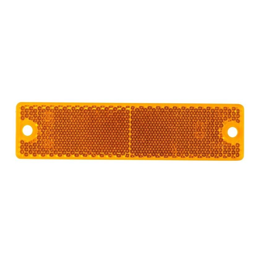 GROTE LIGHTING 40133 Mini Stick-On / Screw-Mount Rectangular Reflectors, Amber
