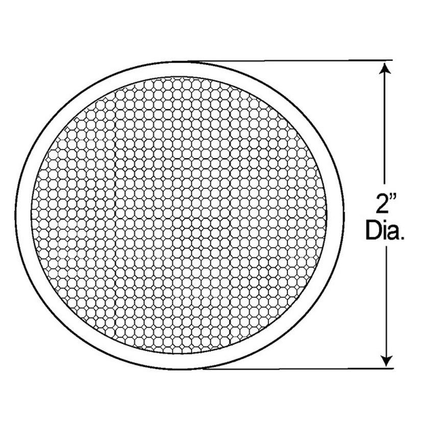 GROTE LIGHTING 41002 Round Stick-On Reflector, 2