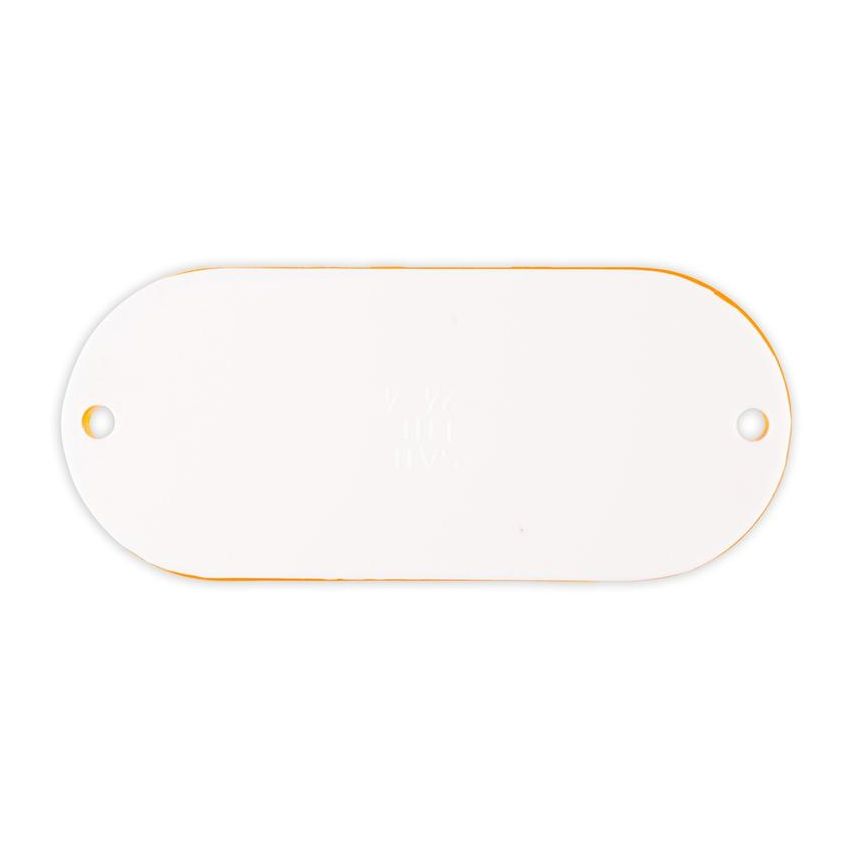 GROTE LIGHTING 41043 Oval Reflector, Amber