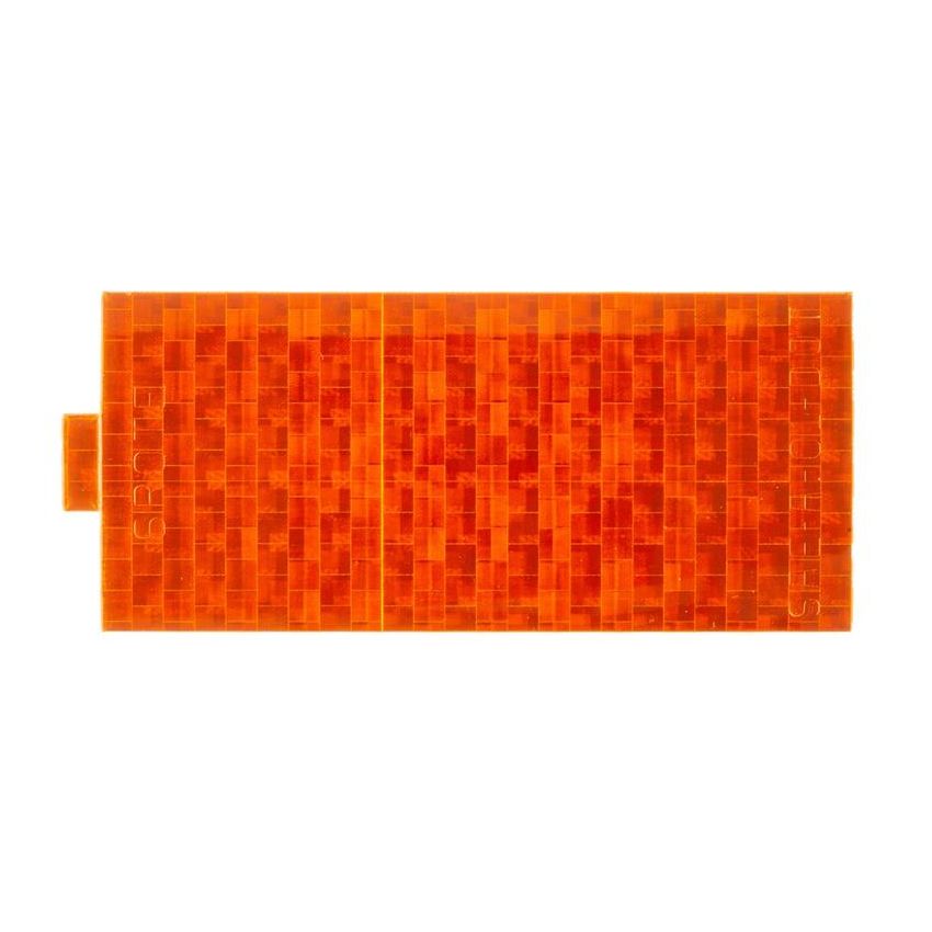 GROTE LIGHTING 41153 Stick-On Tape Reflectors, Amber