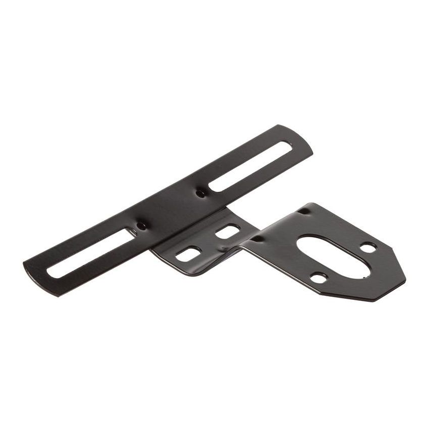 GROTE LIGHTING 43022 Universal Steel Offset License Plate Bracket, Black