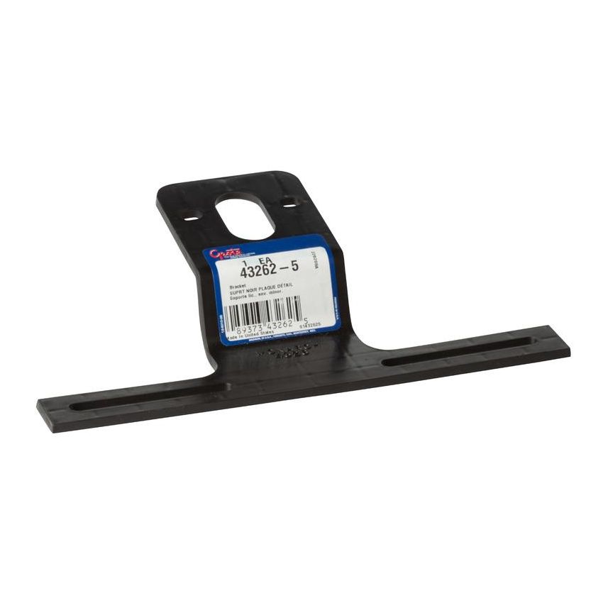 GROTE LIGHTING 43262-5 Universal Offset License Plate Bracket, Black