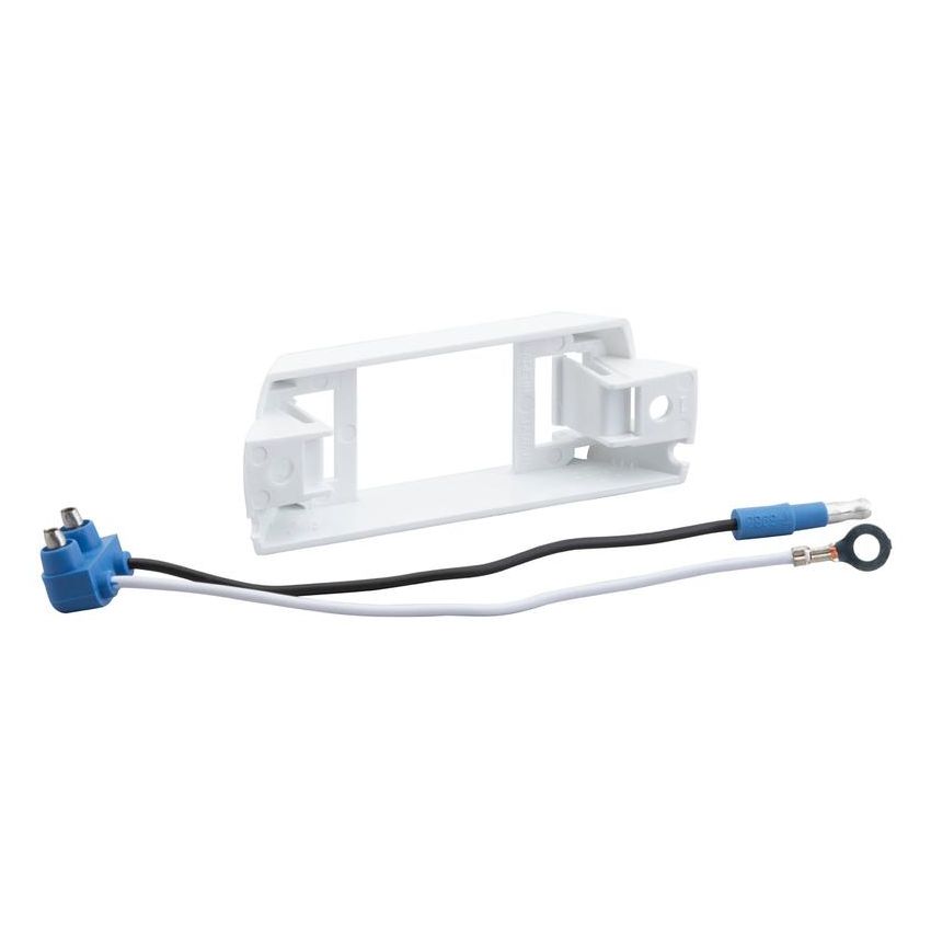 GROTE LIGHTING 43370 Rail-Mount Bracket For Small Rectangular Lights, White Kit (42131 + 67050)