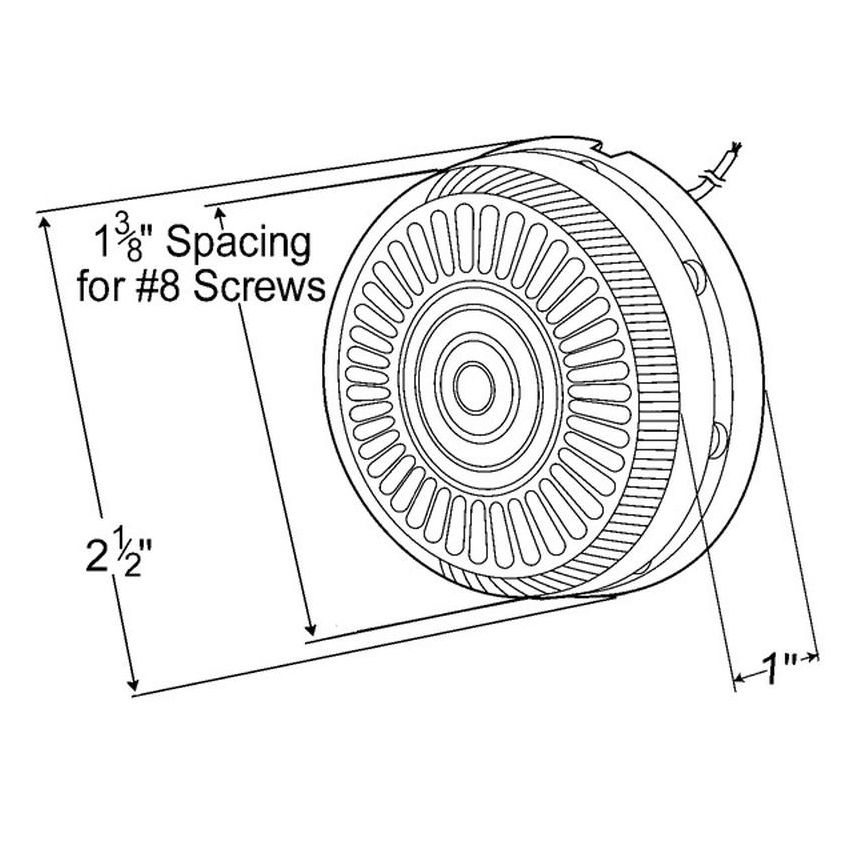 GROTE LIGHTING 45413-5 2 1/2
