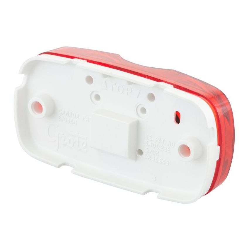 GROTE LIGHTING 46792 Two-Bulb Square-Corner Clearance Marker Lights, Duramold