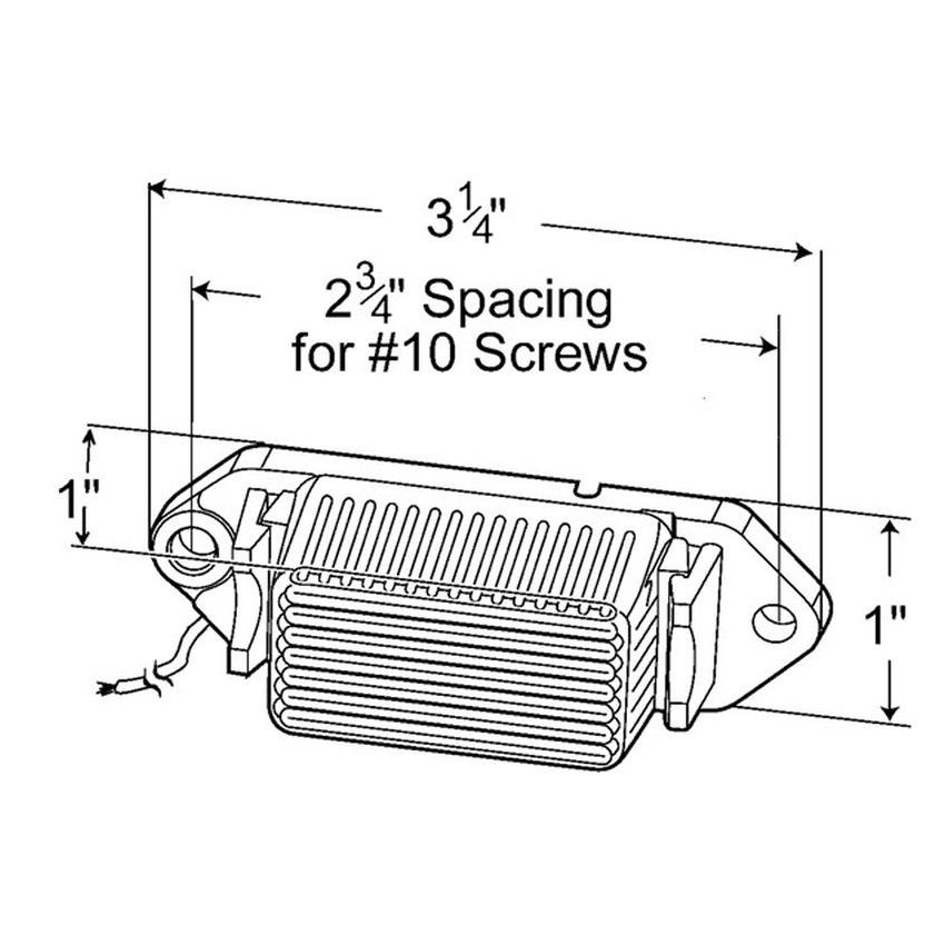 GROTE LIGHTING 46883 CLR/MKR LAMP, YELLOW, ECONOMY