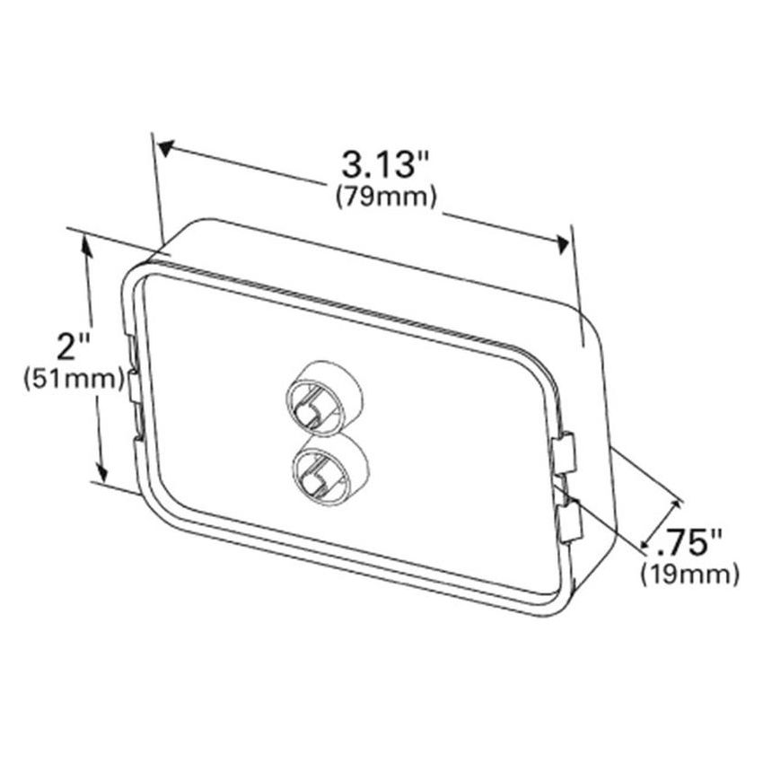 GROTE LIGHTING 47502 CLR/MKR 3