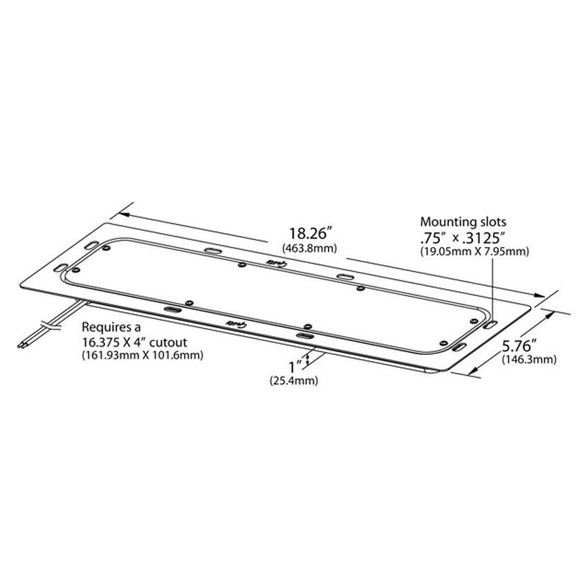 GROTE LIGHTING 61111 LED WhiteLight™ Recessed Mount 18