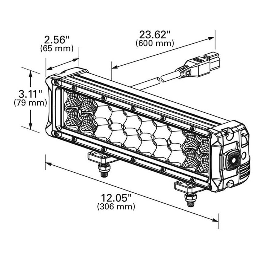 GROTE LIGHTING 64J11 LED Off-Road Light Bars, 10