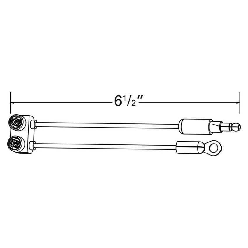 GROTE LIGHTING 66840 Sealed Marker Light Pigtails, Single Seal, Chassis Ground, Standard 6