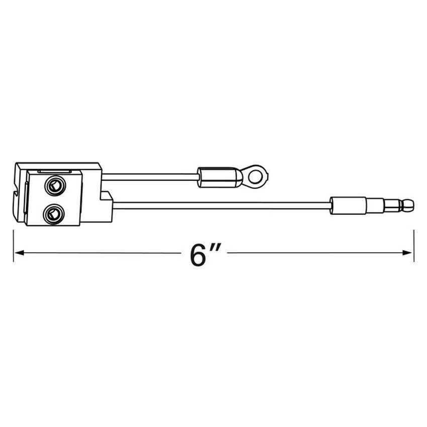 GROTE LIGHTING 66980 Clearance Marker Pigtails, Chassis Ground, Slim-Line .180 Male, 6