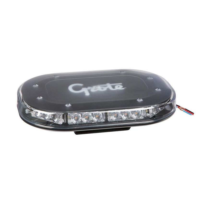 GROTE LIGHTING 77223 Class I Compact LED Light Bars, Permanent Mount, Amber, 12V/24V