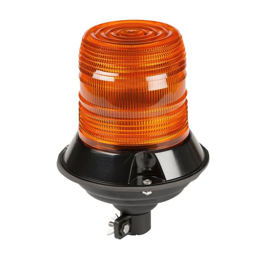 GROTE LIGHTING 78123 DIN Mount LED Beacons, Class II, Amber, 12V/24V