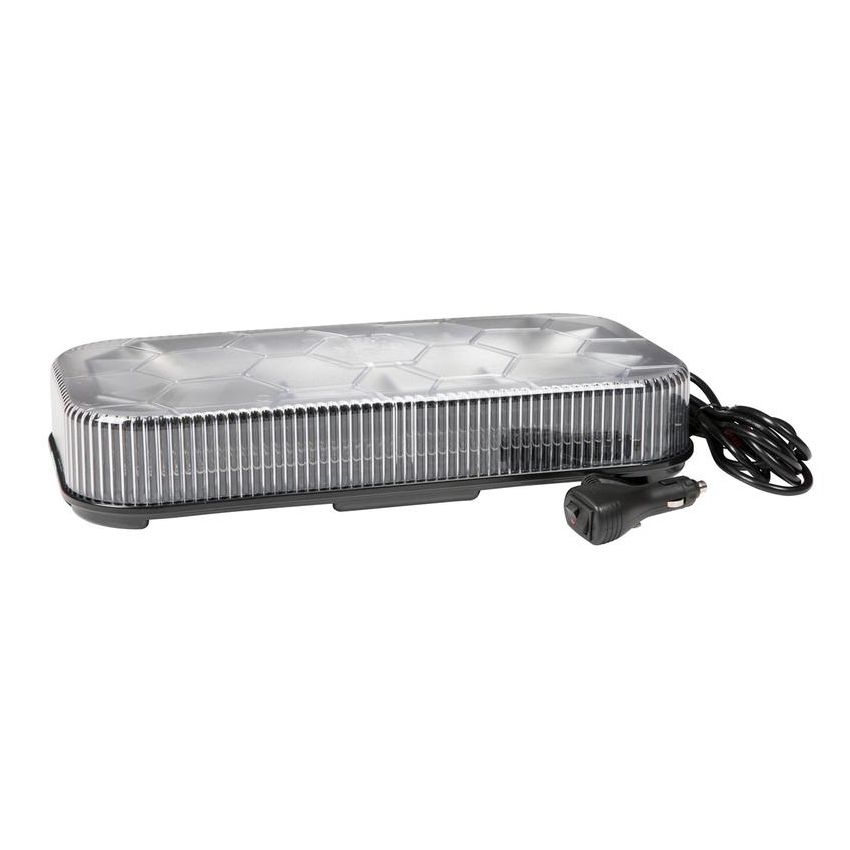 GROTE LIGHTING 79060 Class I LED Mini Light Bars, Vacuum Mount, Amber w/ Clear Lens, 12V