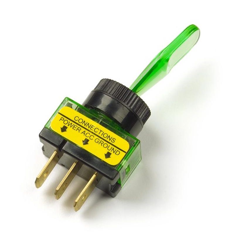GROTE LIGHTING 82-1907 Toggle Switch - Illuminated, Green
