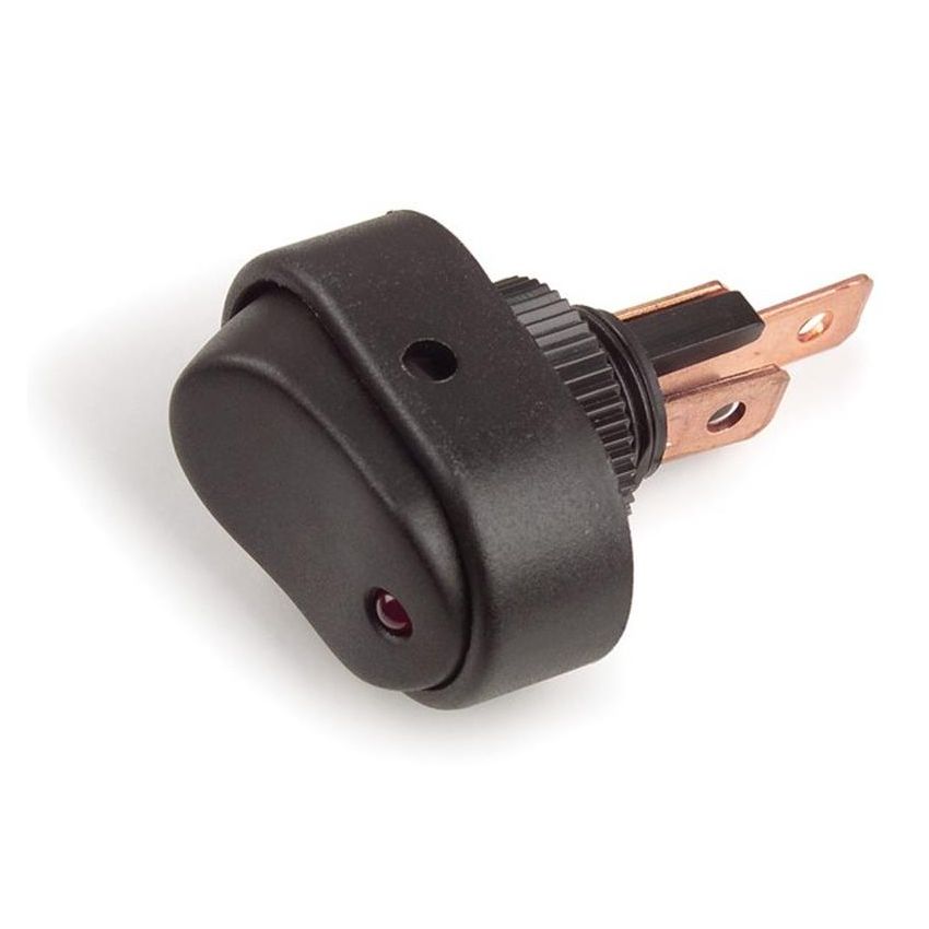 GROTE LIGHTING 82-2133 LED Rocker Switches, 30A, Red, 12V