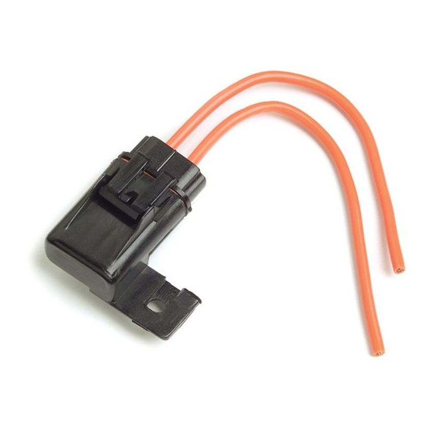 GROTE LIGHTING 82-2166 Standard Blade Fuse Holders, 12 Gauge, 30A, w/ Protective Cap & Mounting Tab