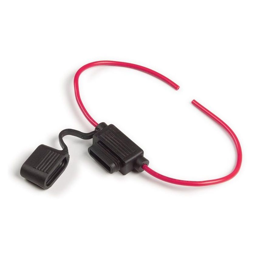 GROTE LIGHTING 82-2207 Standard Blade Fuse Holders, 16 Gauge, 20A, w/ Protective Cap