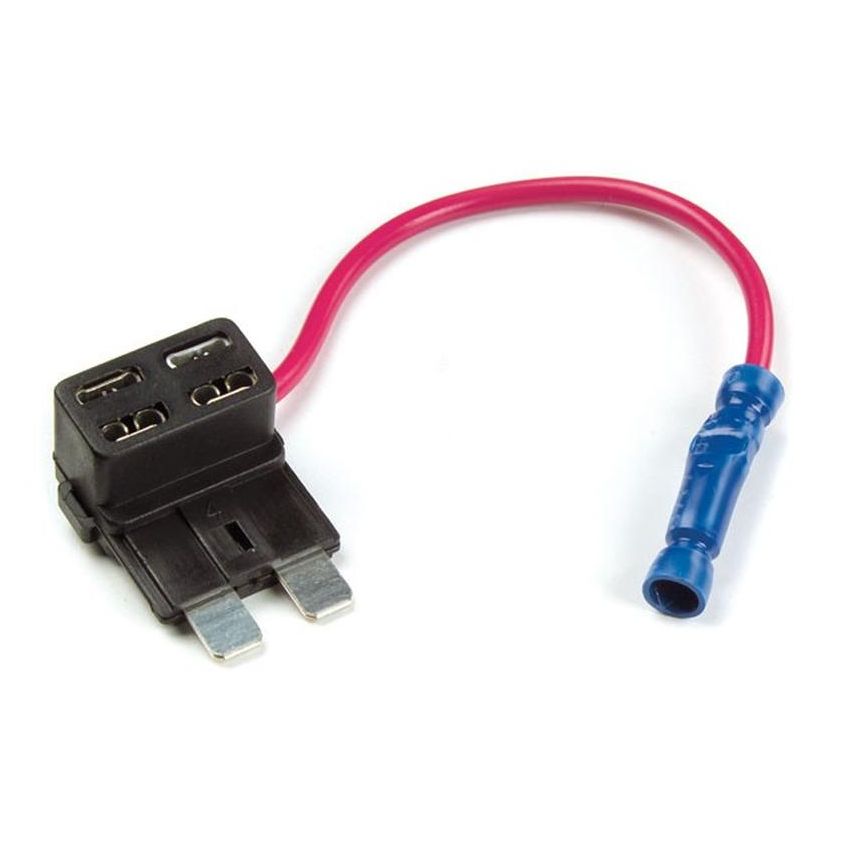 GROTE LIGHTING 82-2213 Miniature Blade Fuse Holders, MINI®/ATM Holder, 16 Gauge, Red