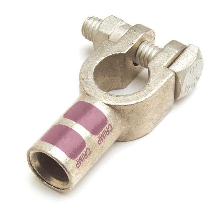 GROTE LIGHTING 82-9048 Straight Barrel Clamps, 1 Gauge, Pink
