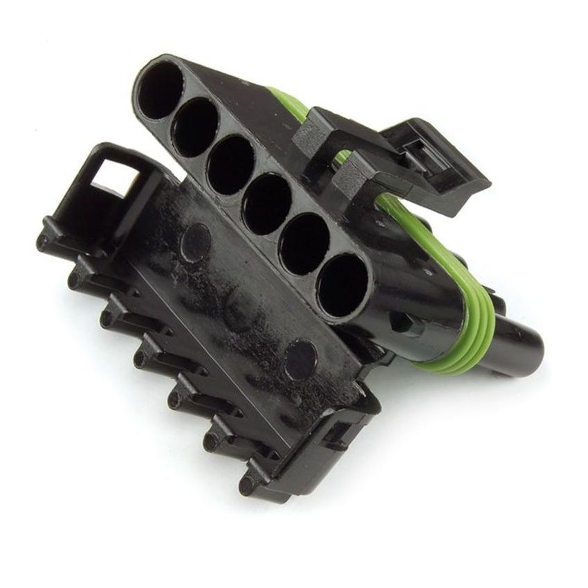 GROTE LIGHTING 84-2053 Weather Pack Connectors, Nylon 6 cavity, Male