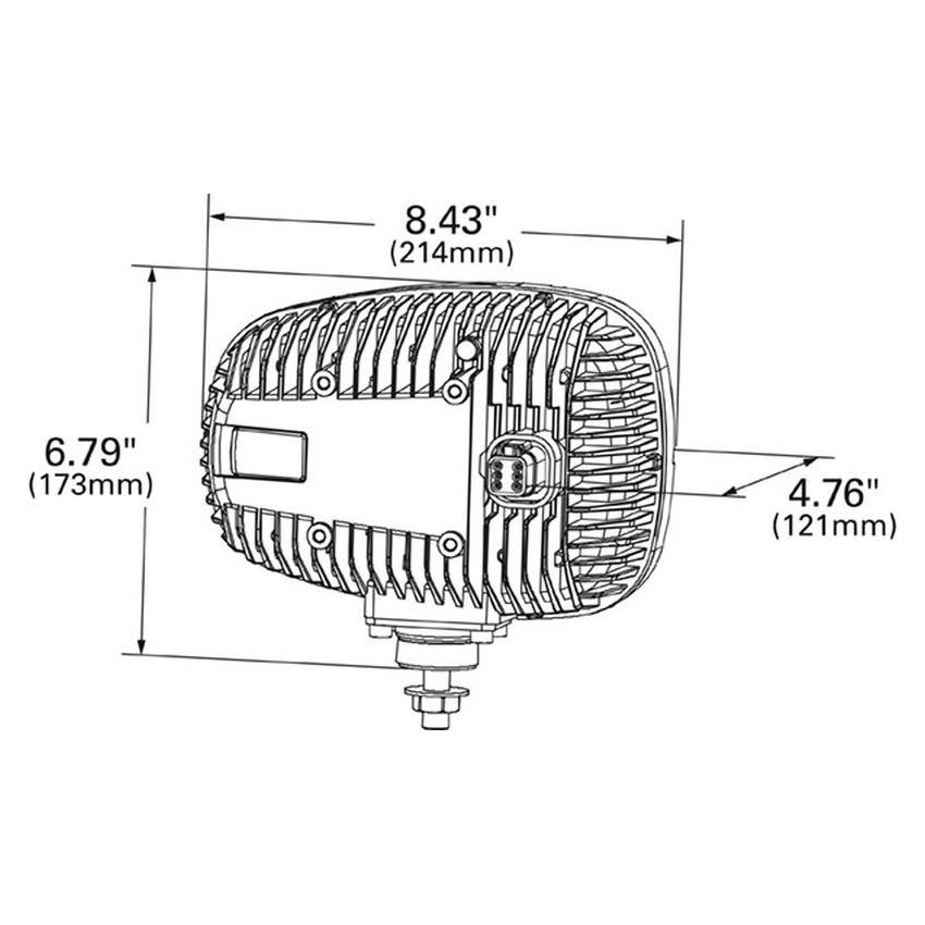 GROTE LIGHTING 84631-5 Heated LED Snow Plow Lights, Left/Driver Side