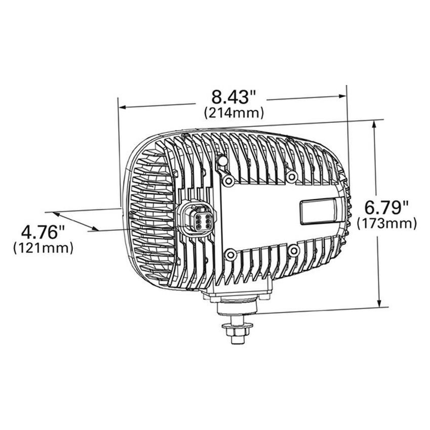GROTE LIGHTING 84641-5 Heated LED Snow Plow Lights, Right/Passenger Side