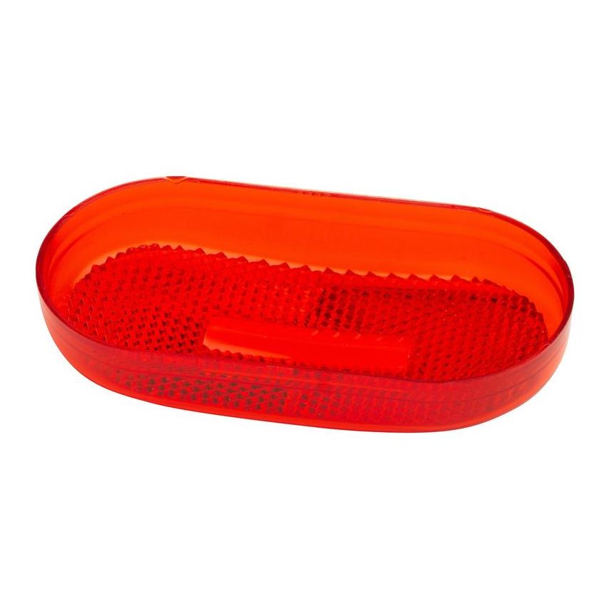 GROTE LIGHTING 90202 Clearance Marker Replacement Lenses, Two-Bulb Oval Lens, Red