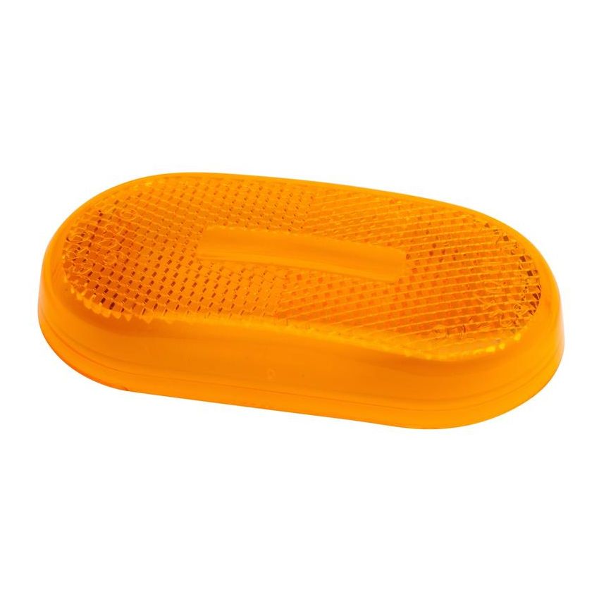 GROTE LIGHTING 90203 Clearance Marker Replacement Lenses, Two-Bulb Oval Lens, Amber