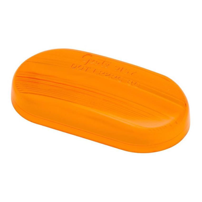 GROTE LIGHTING 91573 Clearance Marker Replacement Lenses, Two-Bulb No-Splice Lens, Amber