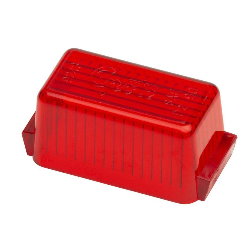 GROTE LIGHTING 92432 Clearance Marker Replacement Lenses, Economy Lens, Red