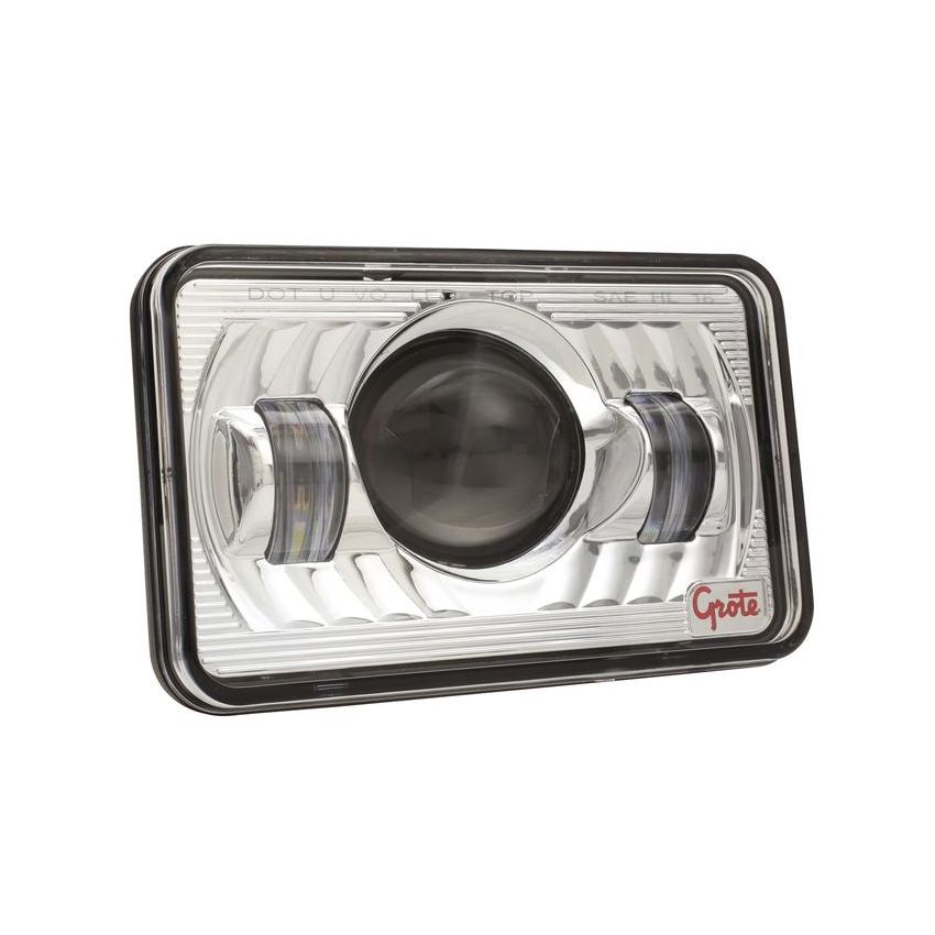 GROTE LIGHTING 94411-5 LED Sealed Beam Headlights, 4x6, High Beam, 9-30V