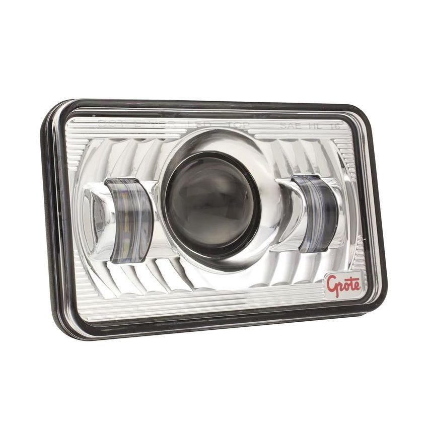 GROTE LIGHTING 94421-5 LED Sealed Beam Headlights, 4x6, Low Beam, 9-30V