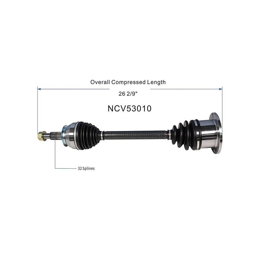 GSP NCV53010 05-12 Nissan Pathfinder (4.0) CV Axle Assembly  - Rear
