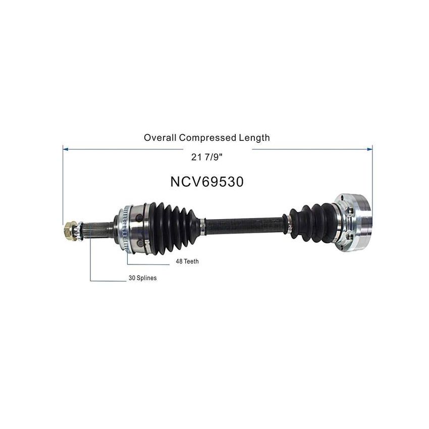 GSP NCV69530 Lexus, Toyota (3.0) CV Axle Assembly  - Front