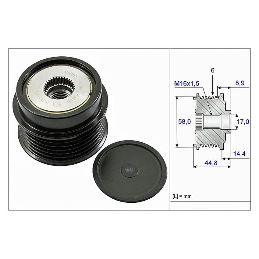 INA EA0271 INA BDC FEAD overruning alternator decoupler