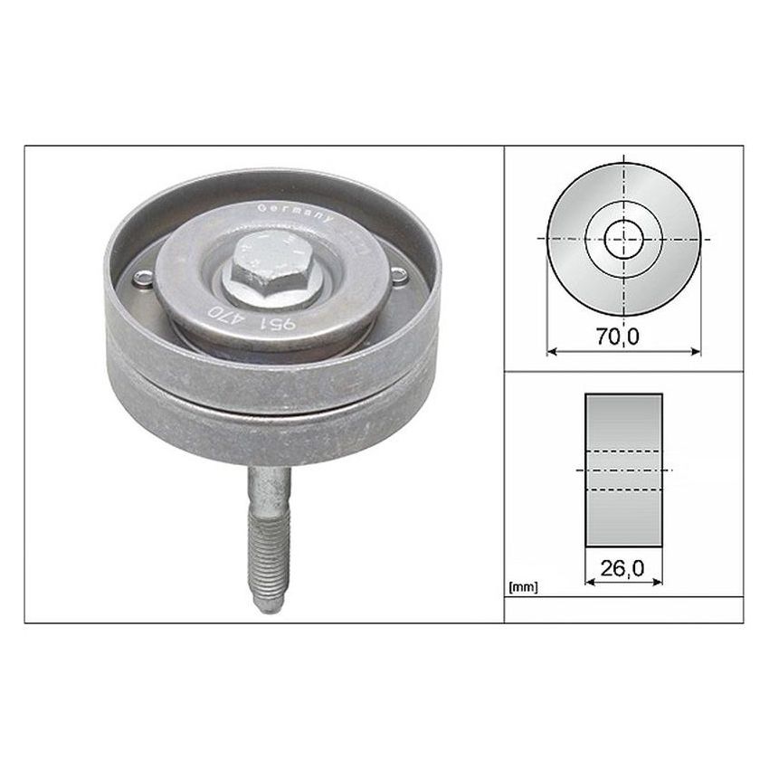 INA FP0596 INA BDC FEAD pulley
