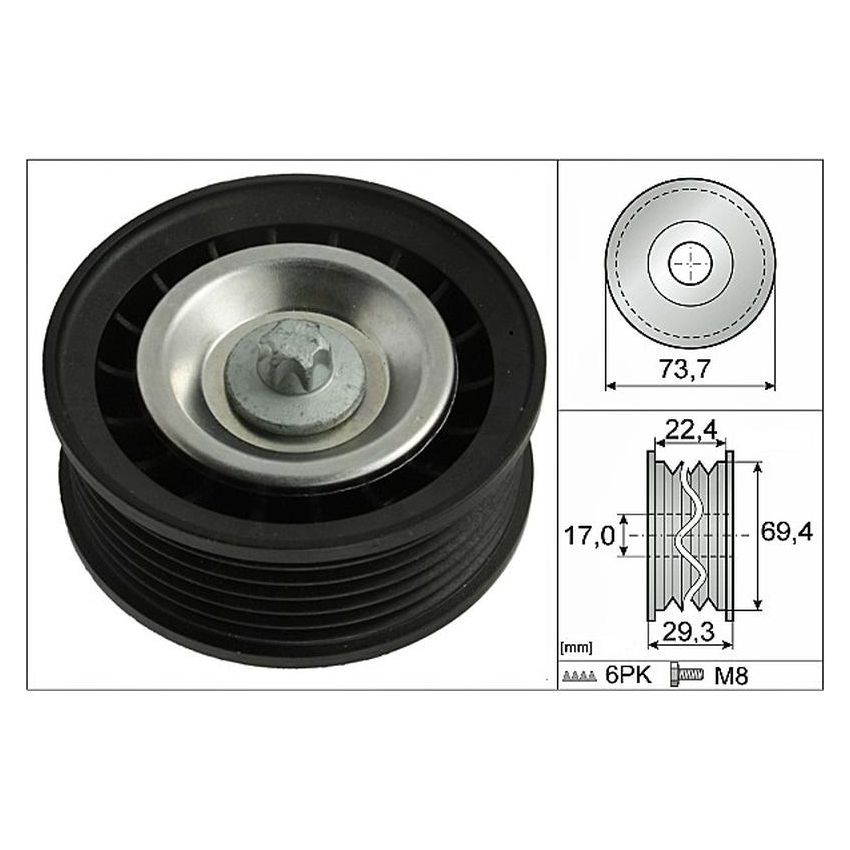INA FP0784 INA BDC FEAD pulley