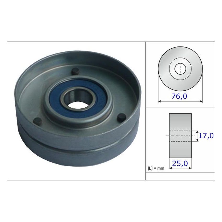 INA FT10751 INA BDC FEAD tensioner pulley