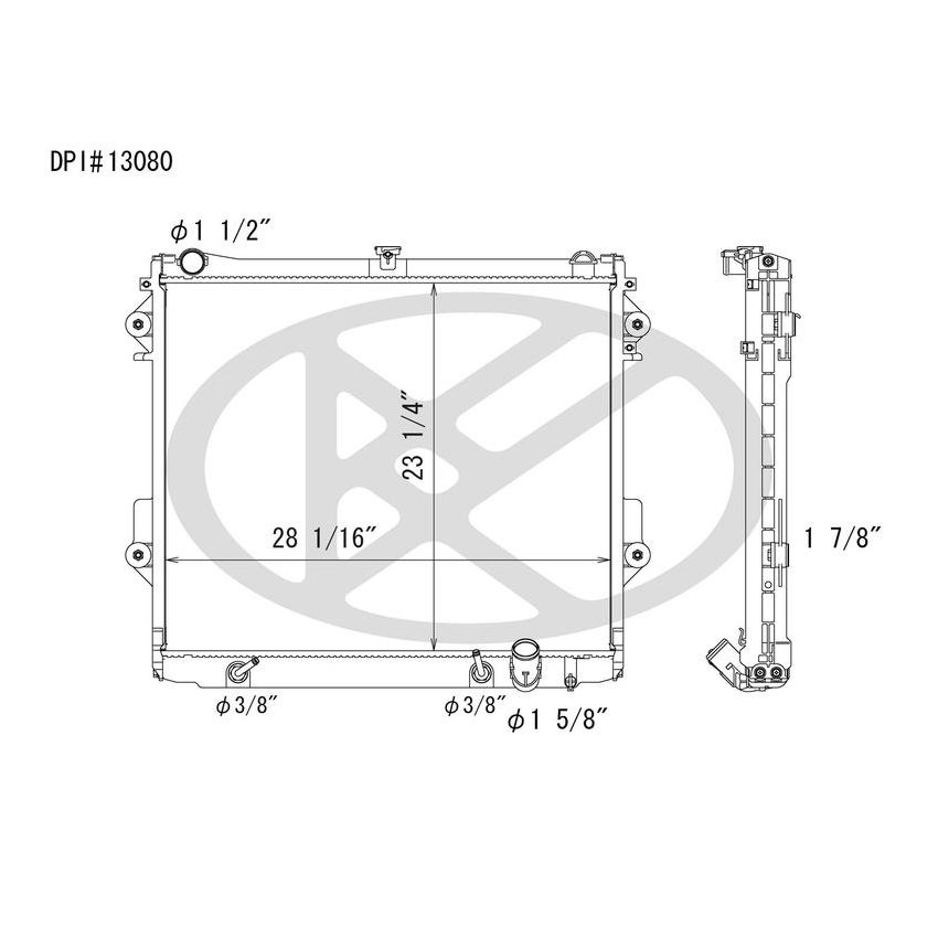 KOYORAD A13080 Koyorad Radiator A13080