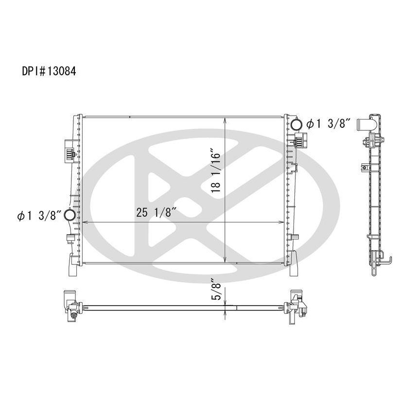 KOYORAD A13084 Koyorad Radiator A13084