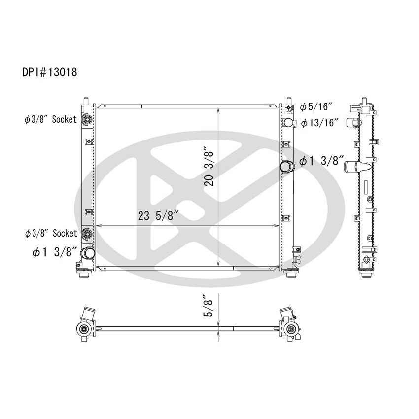 KOYORAD A13108 Koyorad Radiator A13108