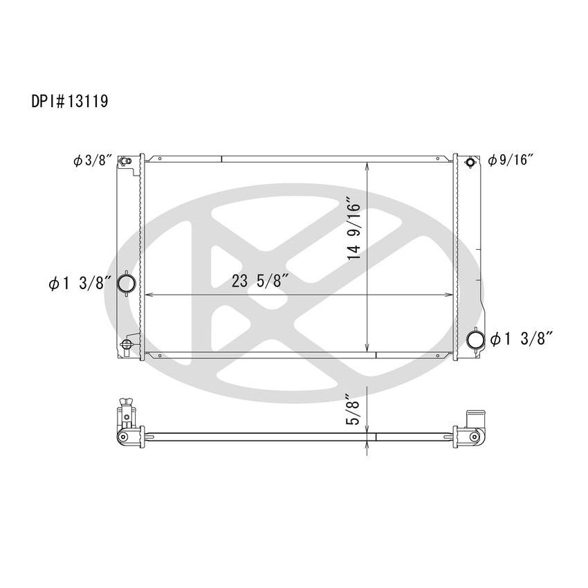 KOYORAD A13119 Koyorad Radiator A13119