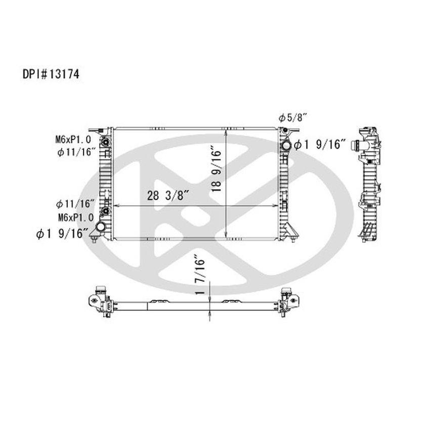 KOYORAD A13174 Koyorad Radiator A13174