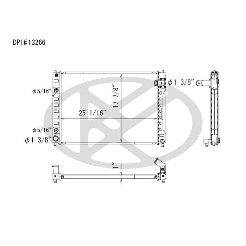 KOYORAD A13266 Koyorad Radiator A13266