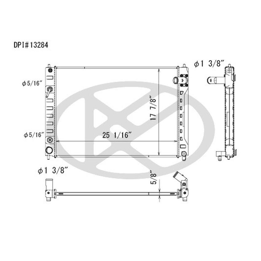 KOYORAD A13284 Koyorad Radiator A13284