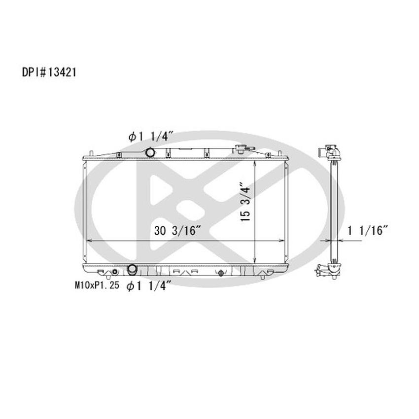 KOYORAD A13421 Koyorad Radiator A13421