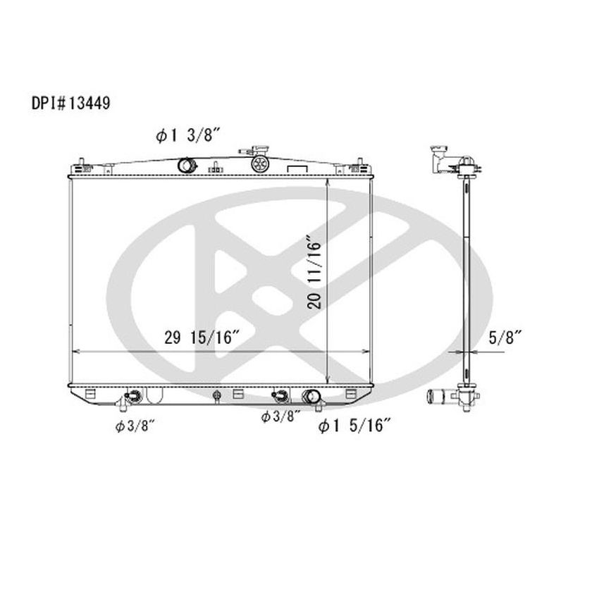 KOYORAD A13449 Koyorad Radiator A13449