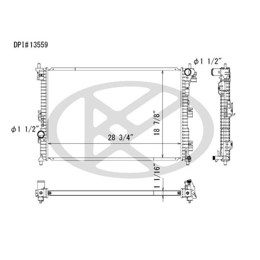 KOYORAD A13559 Koyorad Radiator A13559